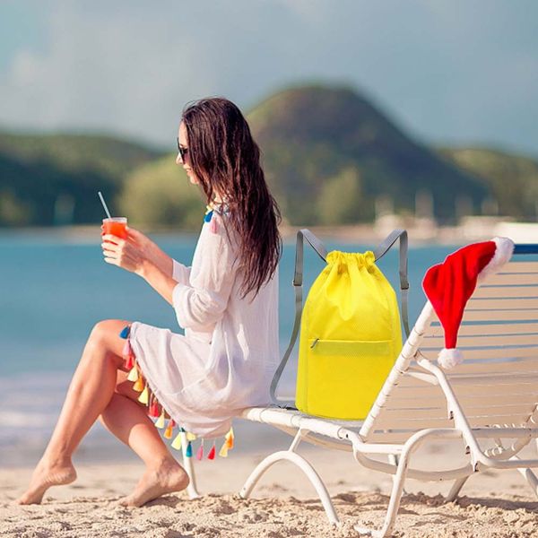 High quality New Arrival Yoga Bag Drawstring Large Capacity Sports Man Wear-resistant Gym Lightweight Basketball Backpack Sport