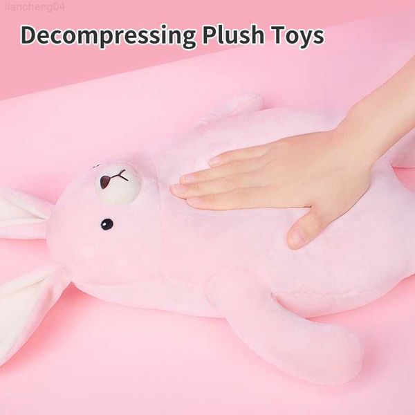 Stuffed Plush Animals Running Bunny Decompresses Children&#039;s Dolls To Relieve Boredom Plush Dolls Fun Home Plush Toys L230707