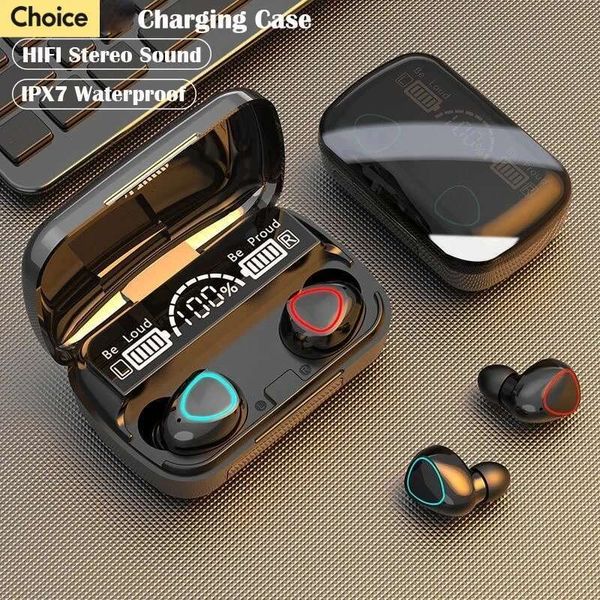 M10 TWS Bluetooth Headphones 3500mAh Charging Box Wireless Earphones With Microphone 9D Stereo Sports Waterproof Earbuds Headset