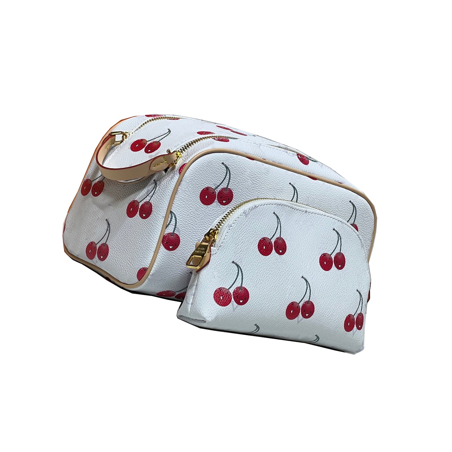 M47528 Dopp Cosmetic With Cherry print Women s Designers Bags Totes Handbag Wallets Messenger Purse Card Holder pouch Travel outdoors 28cm