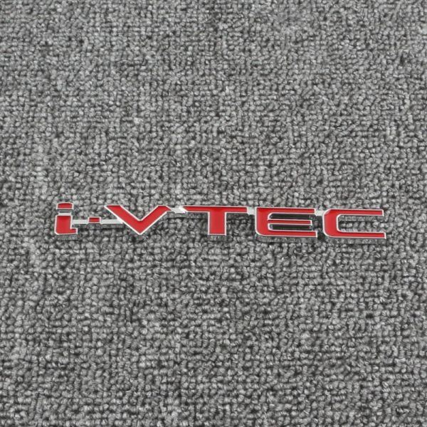 1X 3D VTEC iVTEC Metal Emblem Badge Decals Car Sticker for Honda cb400 i-VTEC vfr800 cb750 Civic Accord Odyssey Spirior CRV SUV