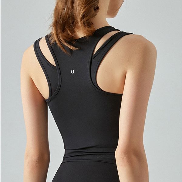 ALG436 Women Yoga Bra Tops Cew Neck Fintness bralette Tank Vest Skinfriendly Workout Breathble lingerie Quick Dry Top Female DSG436