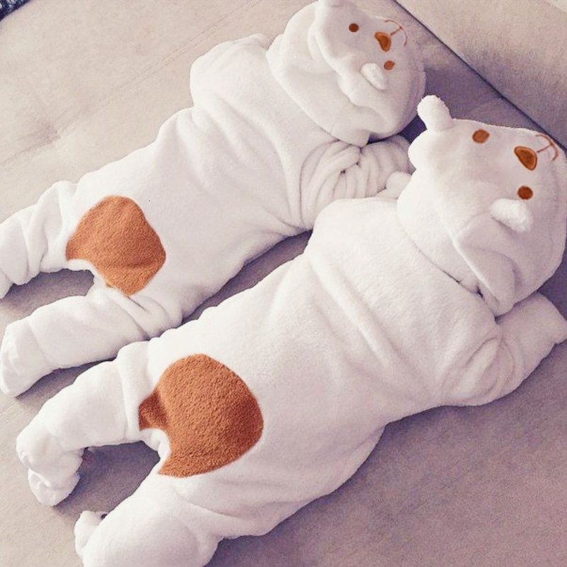 K445 Rompers born Baby Boy Girl Kids Bear Hooded Romper Jumpsuit Bodysuit Clothes Outfits Long Sleeve Playsuit Toddler Outfit