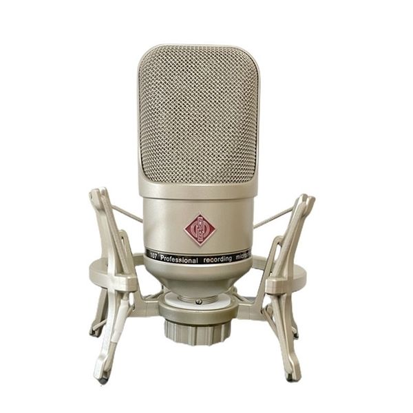 Microphones 107 Condenser Professional Microphone Kit With Free Shock Mount Mic For Gaming Recording Singing Podcast Living 221115