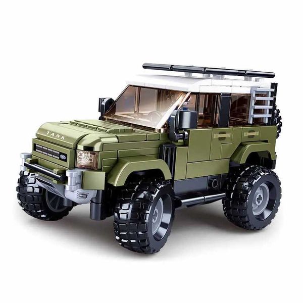 Blocks Blocks 317pcs Car Model Building Block Toys Sport Utility Vehicle Model Creative DIY Toy Assembled Building Blocks KitL4715 S2412192