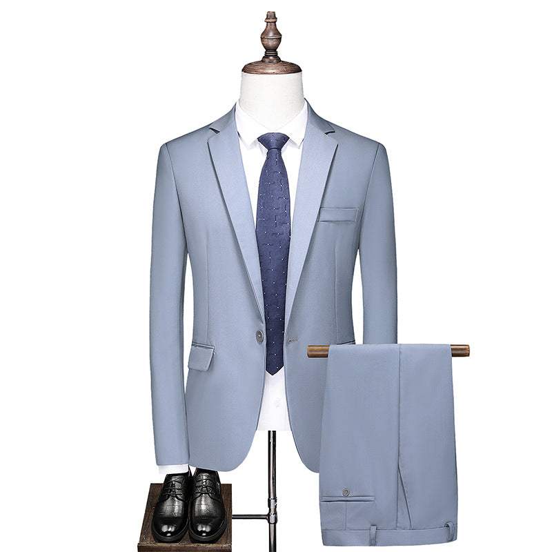 k1206 Business Casual Suit - Autumn Wedding Groom Attire