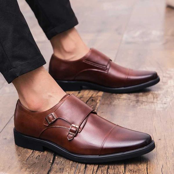Dress Shoes Men shoes Leather Oxford Dress Shoes Comfortable Gentlemans Stylish Business Formal Shoes Flats 38~48 Zapatos Hombre #TLK003 z24