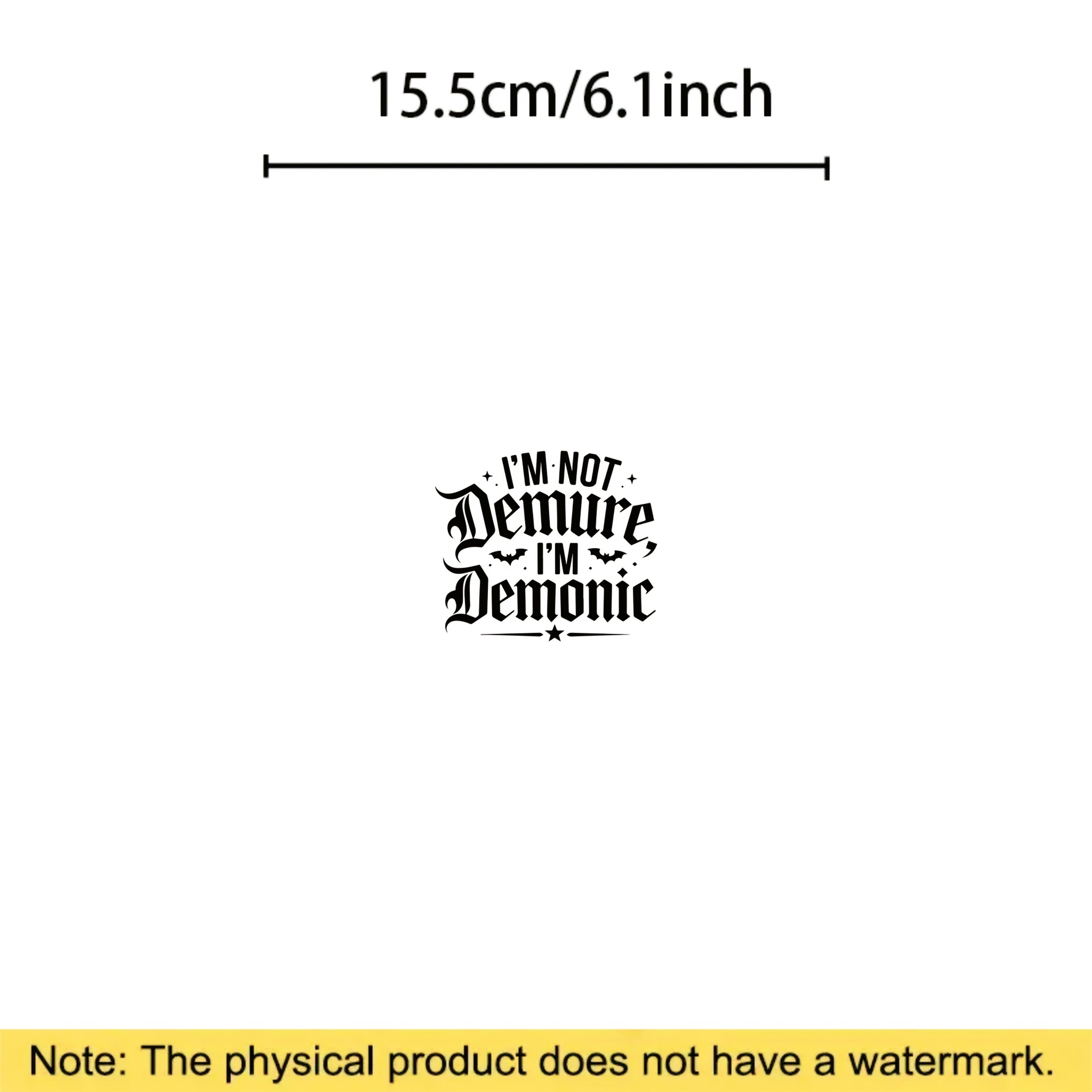 TEMU I'm Car Halloween Witchy Funny Decal Sticker