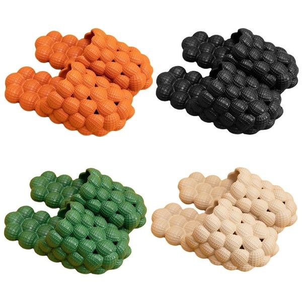 Slippers Women Foot Massage Sandals Couple Summer Home Indoor Bathroom Non Slip Bubble And Relief Gift 230320