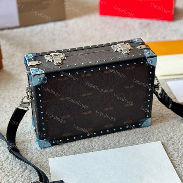 Mens Designer Hard Trunk Outdoor Mini Clutch Box Bag Women Shoulder Fashion Classic Crossbody Bags