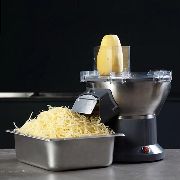 Commercial Multi-Function Cutting Machine Automatic Potato Cutting Slicer Cheese Grater Carrot Slicer Shredding Diced Machine
