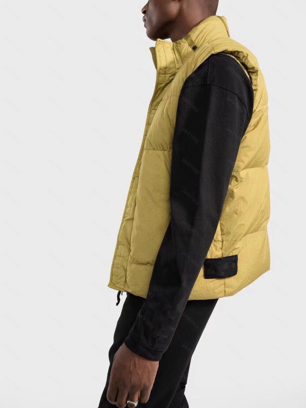 22AW New Island Vests Men Outerwear Fashion Loose Casual Embroidery Badge Stone Logo Couple Hooded Mens 2010 07