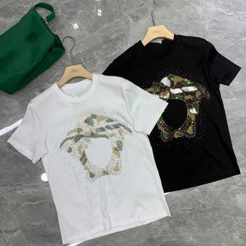 Mens T shirt summer mercerized cotton short sleeved shirts designer t shirt heavy industry ironing drill tee top men women oversized T-shirt