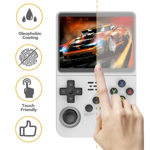 Screen Protector For R36S Game Console Tempered Glass Protection For R36S R35S RGB20S Anti-Scratch Glass Film Accessories LL