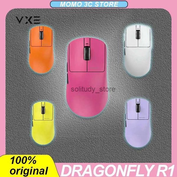 Mice VGN VXE Dragonfly R1 Pro Max Wireless Mouse F Gamer Mouse Light Weight Paw 2khz Smart Speed X Low Delay Pc Gamer Office Gift Q240613