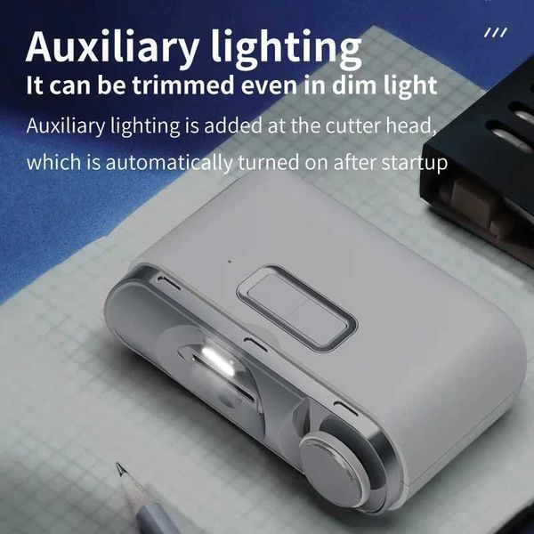 Intelligent Automatic Electric Nail Clipper Multifunction Nail Grinder Nail Polishing USB Charging Y240904