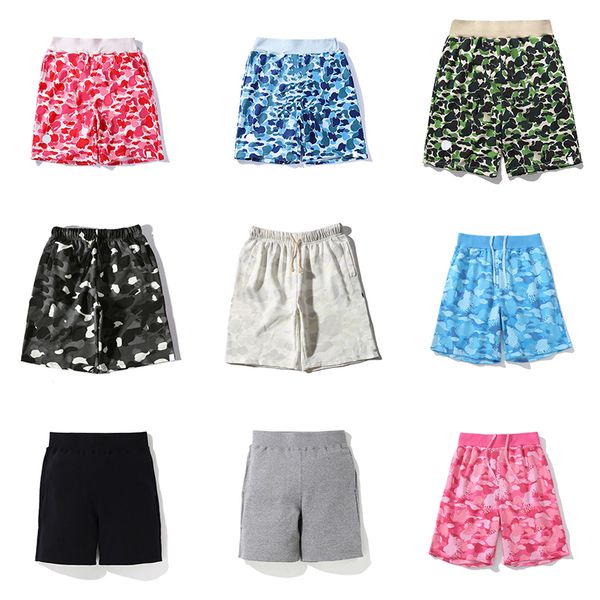 Mens Bapestarts Shorts Designer Womens Fashion Trend Sports Sports Sports Short High Street Bapetshirt Simple e Generoso Mans Summer Shorts