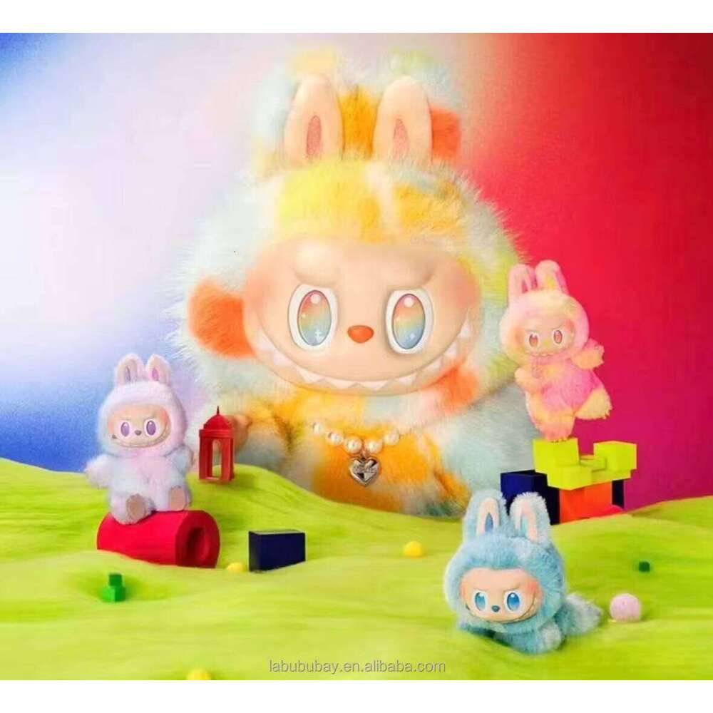 Original Labubu Rock Universe Vinyl Plush Doll Monster Pin Love Series Keychain Blind Box Popular Market Toy