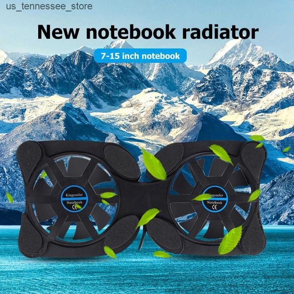 Laptop Cooling Pads Portable Collaible Laptop Cooler USB Powered Dual Fan Cooling Mini Octopus Notebook Cooler Cooling Pad J241125