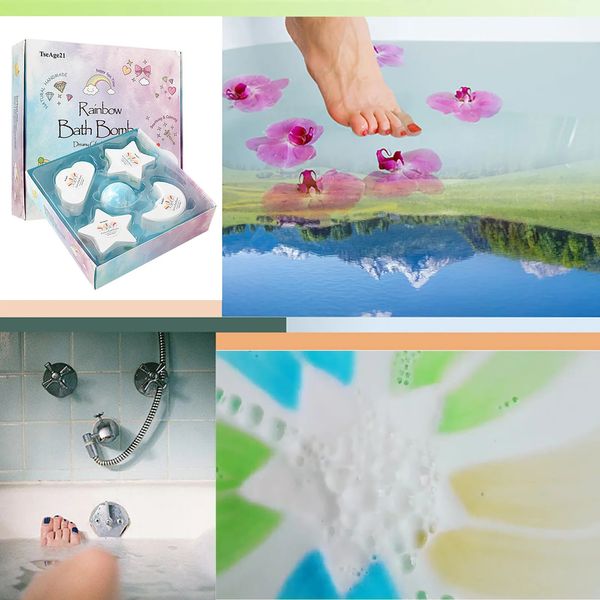 Bath Supplies Moon Earth Star Salt Bathbombs Shower Bathbombs Spa Bath BubbleBomb Bathbombs Balls Body Relax Bombe Da Bagno 240712