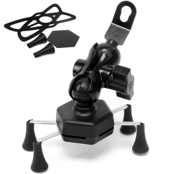 Cell Mounts Holders Motorcycle Moto Rear Mirror Mount Cellphone Motorbike Scooter Phone Holder Stand for 4.7-6.7inch Mobile Devices GPS Brac