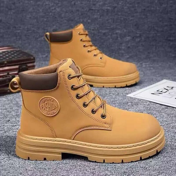 2024 Autumn New Comfortable Breathable Waterproof Shoes Fashionable Men&#039;s Work Motorcycle Boots