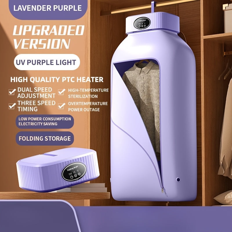 TEMU Portable Intelligent Clothes Dryer - Mini-compact Dryer Suitable For Apartments, Rvs, Mini Dryer For Clothes, Portable Clothe Dryer, Clothe