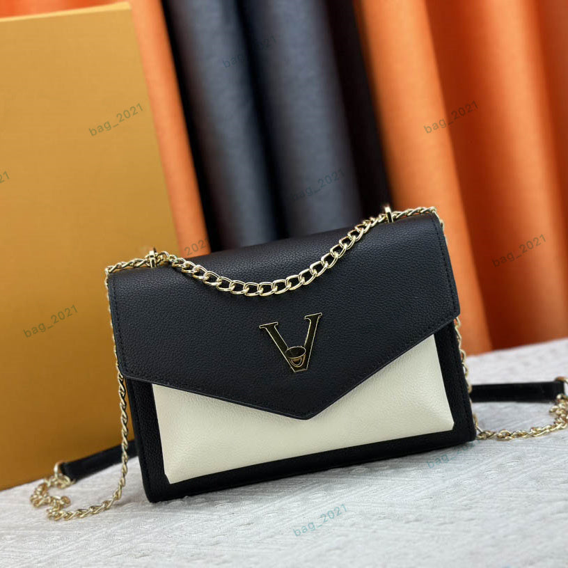 Designer Luxury Bag Mylockmes BB Bag Soft Grain Cow Leather Upgrade Bag Chain bag Handbag Designer Bag Adjustable Length Chain Strap Designer M51418