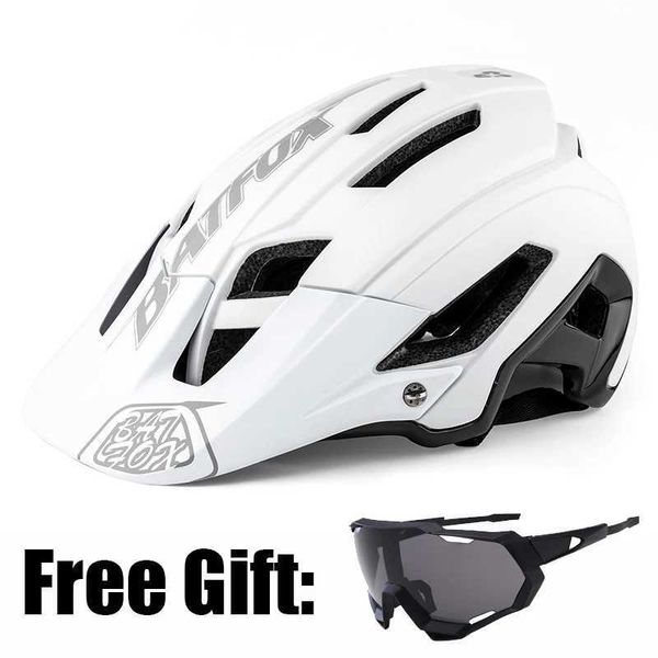 Cycling Helmets BATFOX New Helmet cycling MTB Cross Country Mountain Bike Helmet Integrated Ultralight Riding Safety Helmet z241216