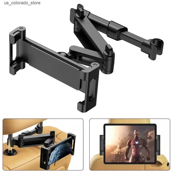 Cell Phone Mounts Holders Telescopic Car Rear Pillow Phone Holder Tablet Car Stand Seat Rear Headrest Mounting Bracket for Phone Tablet 4-11