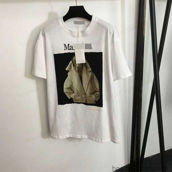 Womens T-shirt Designer Clothes Mens Clothes Woman Shirts Clothing Women Tops Crop Top Tee Short Sleeve Max Letter Print Fashion Summer Pull
