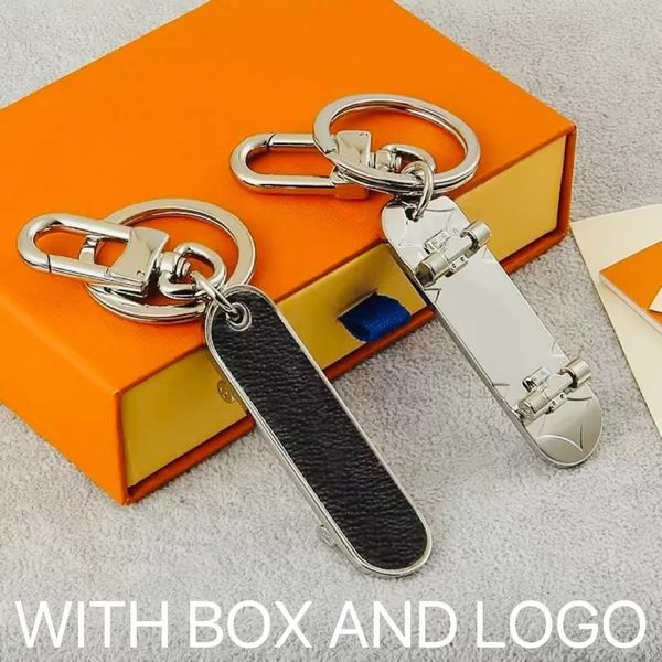 Designer Fashion Key Buckle Car Keychains Handmade Pendant Fashion Accessories Keyrings Leather jewelry gift Skate Scooter Skateboard more p