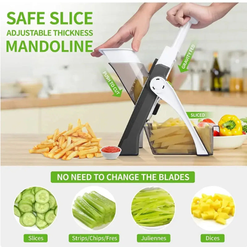 multifunctional vegetable cutter Wholesale Chopper Potato Slicer Food pineapple Carrot Fries Onion Shredders Cheese Graters Kitchen Tools