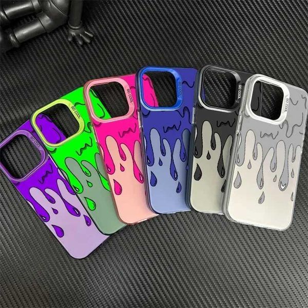 Cell Phone Cases Hot Paint Graffiti Art Phone Case for iPhone 16 15 13 12 11 Pro Max X XR XSMAX 8 7 Plus Candy Matte Shockproof Back Cover J