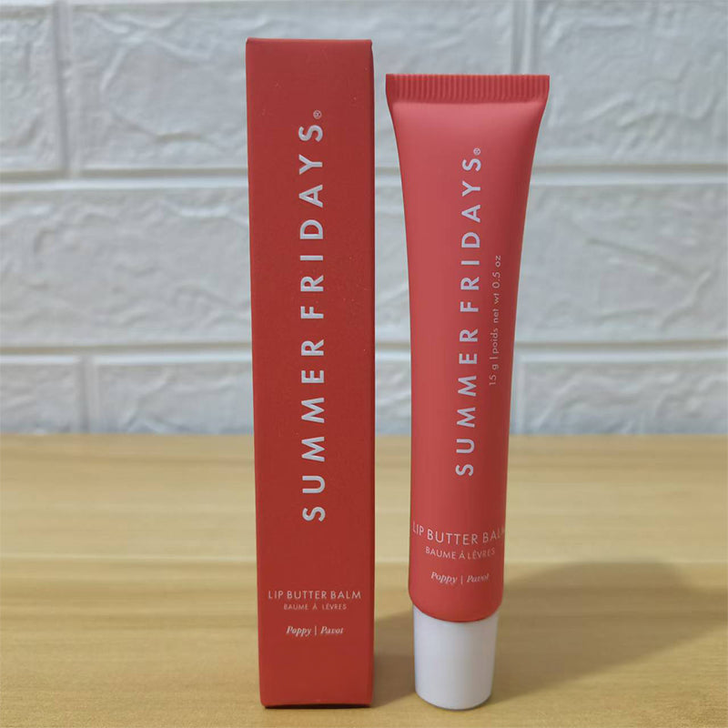 15g Summer Fridays Lip Balm Liquid Lipstick moisturizes Smooth Makeup Lip Gloss Oil Jelly pink sugar Cherry 0.5oz SF LipCare Cosmetics