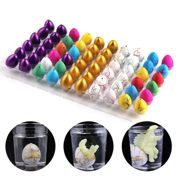 Dinosaur Egg Soaking Novelty Games Hatching In Water Expansion Toy Small Size Eggs Absorbent Growing Dinosaurs Animals KidsGiftsCreative LL