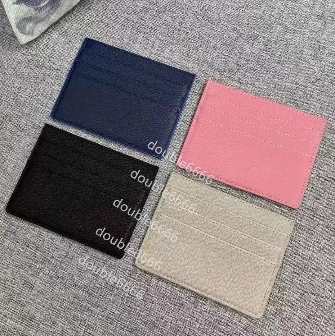 All-match Card Holders Fashion Womens men Purses With Box Designer purse Double sided Credit Cards Coin Mini Wallets