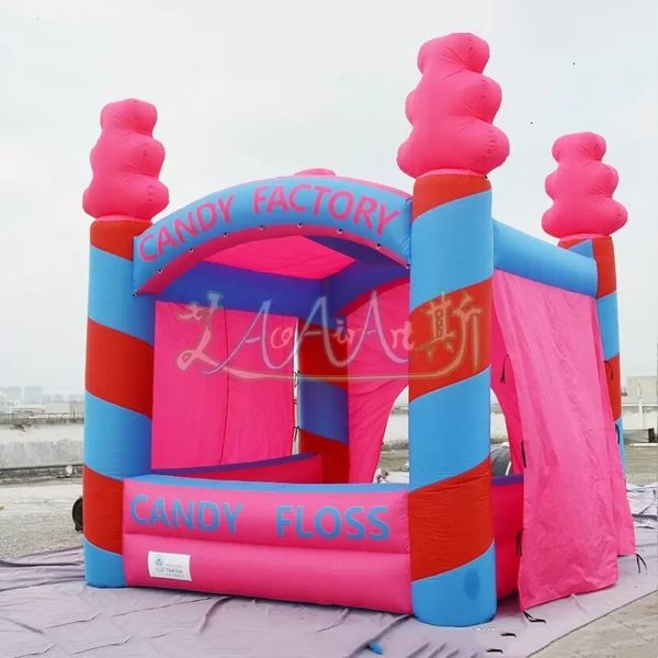 5m Lx3.5mWx3mH High Quality Inflatable Marshmallow and Candy Booth Kiosk Bar Carnival Party Concession Tent for Event on Sale