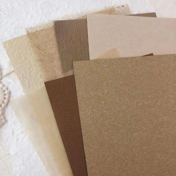 Wrap Materials Gift High-quality Crafting Paper Vintage Diy Art Decorative Durable Scrapbook Supplies for Crafts Notebooks Envelopes