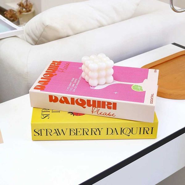 Coffee Table Openable Fake Books Decoration Storage Box Hotle Club Decorative Book for Living Room Prop Books APEROL DAIQUIRIXJ240828
