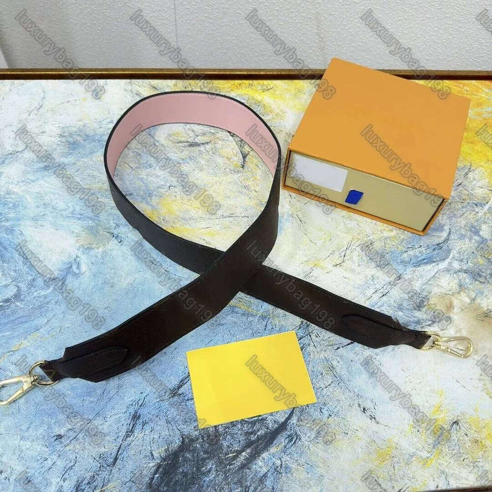Designer Women Bag Parts Accessories Strap France Brand Letters Printed Handbag Straps Lady Cross Body Leather Metal Hardware Belt Genuine Leather S