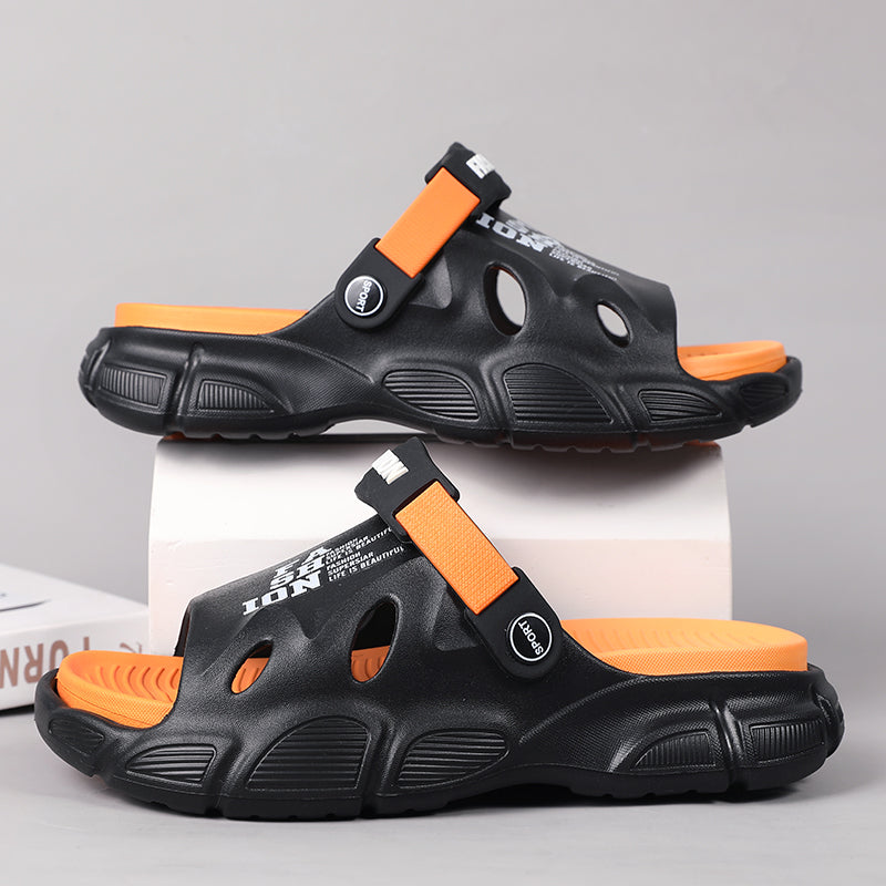 Men&#039;s Outdoor Sandals Slippers Beach Comfortable Slides Soft Clogs Men Casual Shoes Garden Shoes Men Beach Sandals Big Size 47