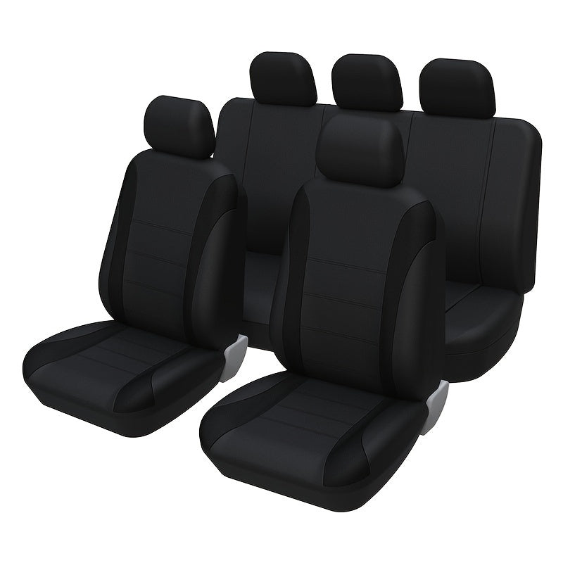 TEMU Sports Universal Polyester Car Seat Cover Set Fit Most Car