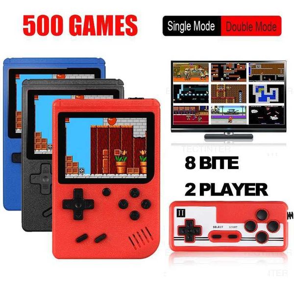 8-Bit Video Game Console 3.0 Inch LCD Retro Portable Mini Game Player Built-in 500 games AV Handheld Game Console For Kids Gift Z241216