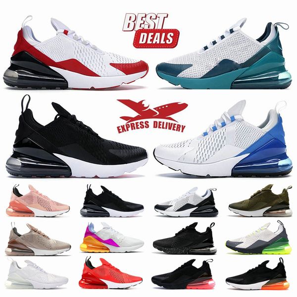 2025 Free Shipping Designer Sports 270 270s Running Shoes Men Women White White Light 27c Mens treinadores planos de tênis esportes EUR 36-4
