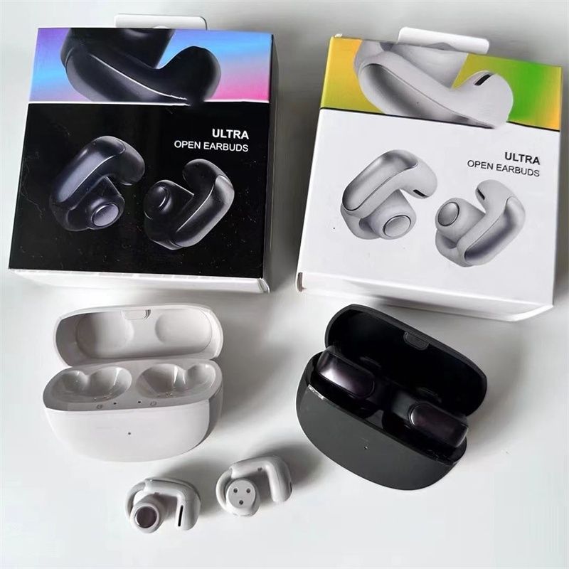 BS Ultra Open Earbuds wireless Headphones Bluetooth HD Mic Call Earphones TWS waterproof Ear Clip in-ear touch game Headsets For Phone