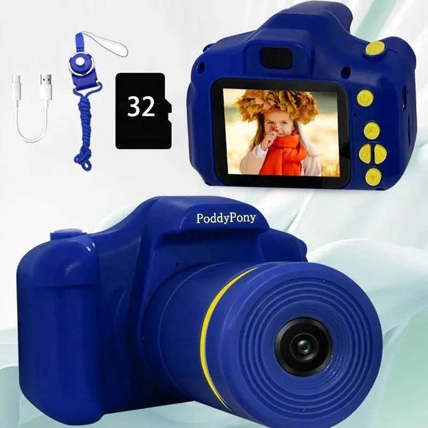 Toy Cameras Film Multi functional C mara preschool education toy birthday gift 1080P high-definition digital camera suitable for children ag