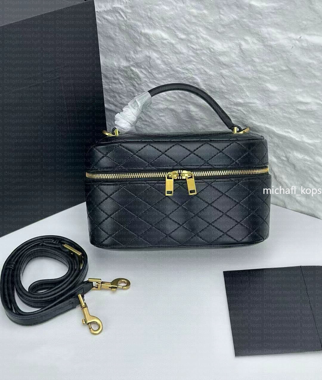 7A Top Designer Bag Sheepskin Flip Makeup Bag Women's Shoulder Bag Mini Commuter Crossbody Bag