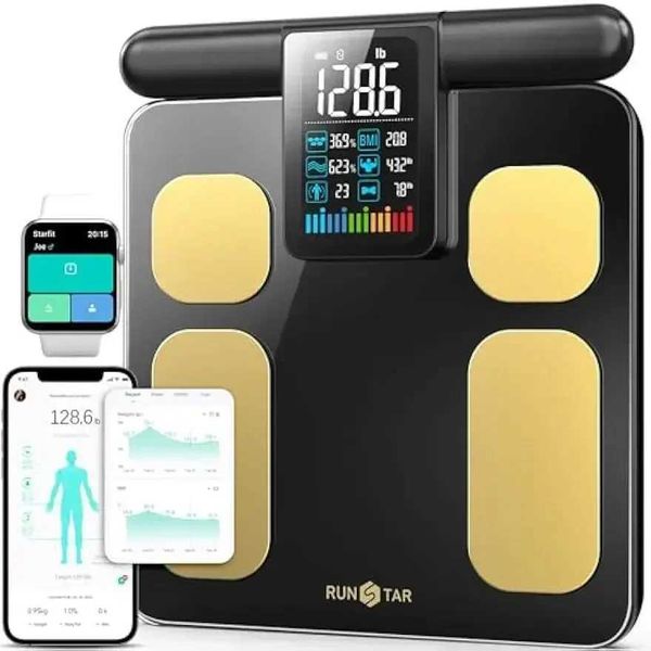 Body Weight Scales Scale for Body Weight and Fat Percentage 8 Electrodes High Precision Digital Scale for BMI 20 Body Composition Measuremen