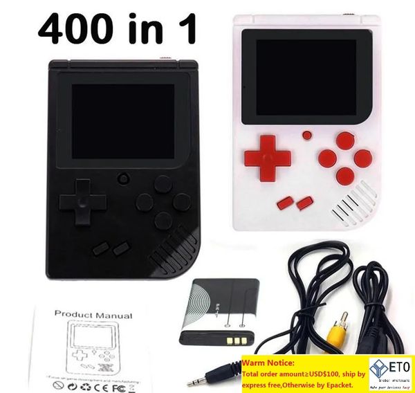 Mini Retro Handheld Portable Game Players Video Console Nostalgic handle Can Store 400 sup Games 8 Bit Colorful LCD 098 LL